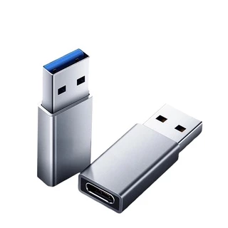 Đầu Chuyển Đổi Từ Usb 3.0 Sang Type C Âm Vỏ Nhựa Cấp Chất Lượng Cao Dùng Cho Máy Tính Laptop MB Sạc Kết Nối Điện Thoại