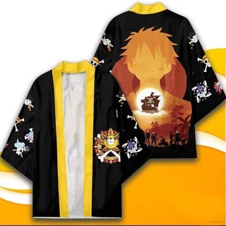 Áo Khoác Kimono Hóa Trang Nhân Vật Haori Luffy Trong Phim Hoạt Hình ONE PIECE