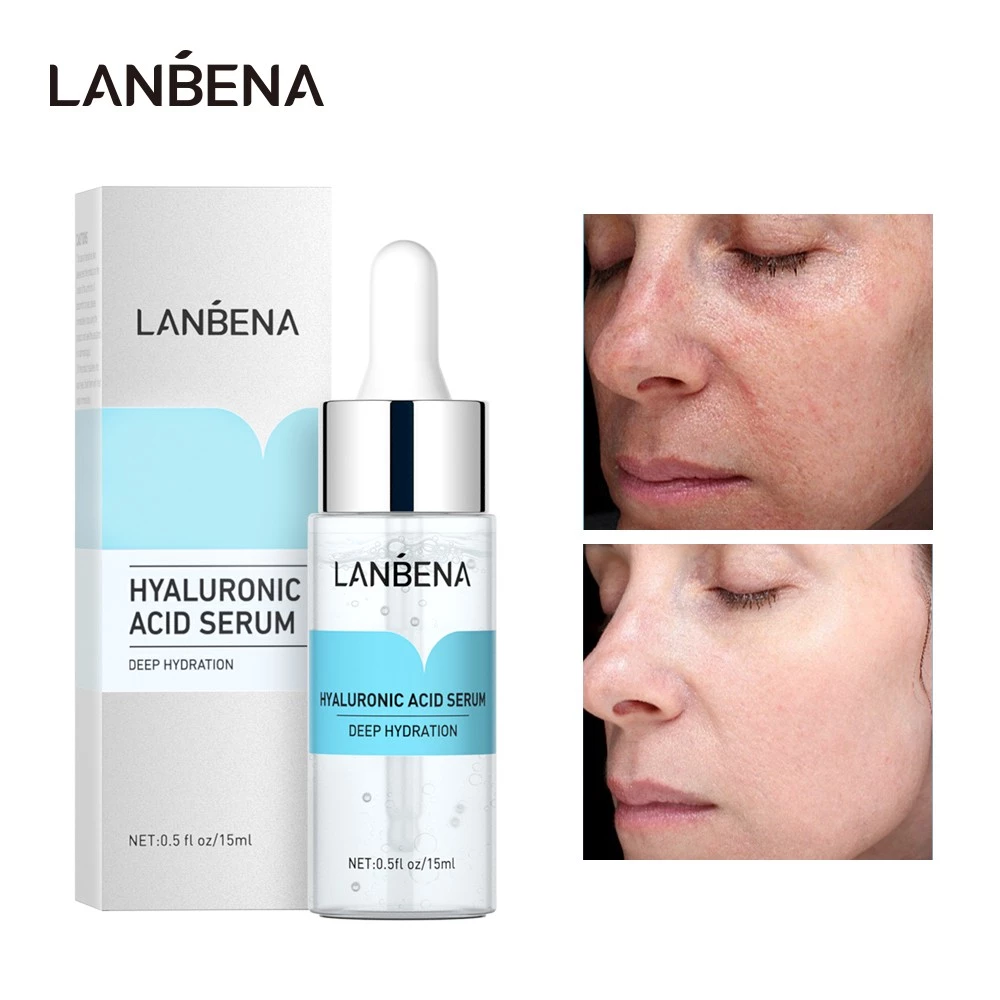 Serum Hyaluronic Acid Lanbena Dưỡng Ẩm Làm Trẻ Hóa Làn Da 15ml