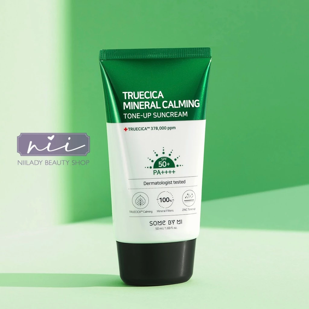 Chống Nắng Some By Mi Truecica Mineral Calming Tone-up Suncream (NK Có Tem Phụ Tiếng Việt)