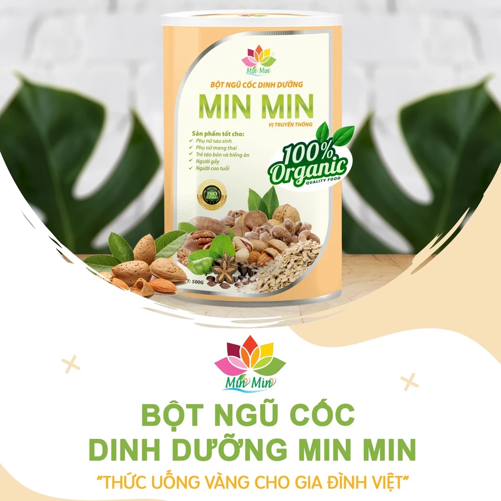 (Date mới)Ngũ cốc dinh dưỡng CAO CẤP MIN MIN, LỢI SỮA, BÀ BẦU 29 loại hạt