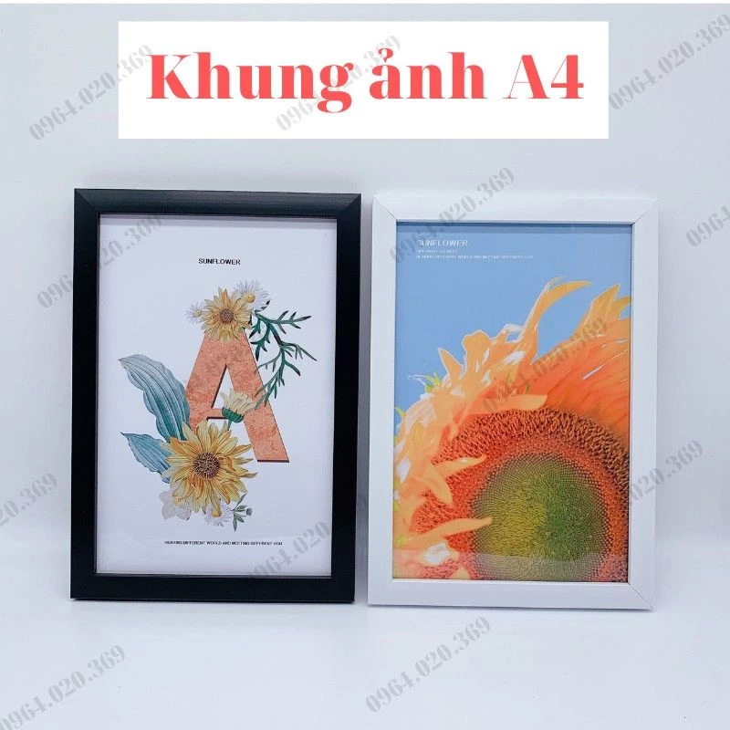 Khung bằng khen A4 (21x30) mặt mica trong hơn kính, bảo hành gãy vỡ