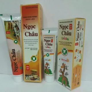 Kem đánh răngg dược liệu Ngọc Châu : Trẻ  em va ngưởi lớn