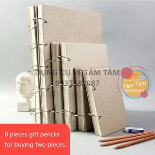 [ TÂM TÂM ]-Sổ vẽ chì, Sổ Sketchbook, Sổ Khuyên A5/A4/A3