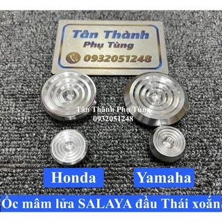 Ốc mâm lửa SALAYA đầu Thái xoắn Yamaha, Honda Inox 304 TanthanhPT