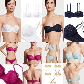 Áo ngực Victoria Secret, size 34B, 34C, cup ngang, auth, chính hãng