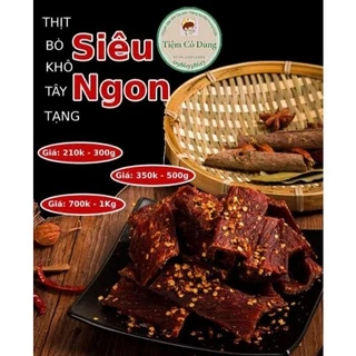 Thịt bò khô tây tạng chính gốc gói 250g ăn thử