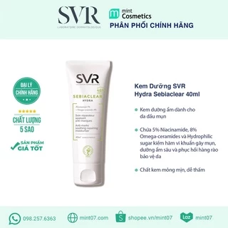 Kem Dưỡng SVR Hydra Sebiaclear 40ml