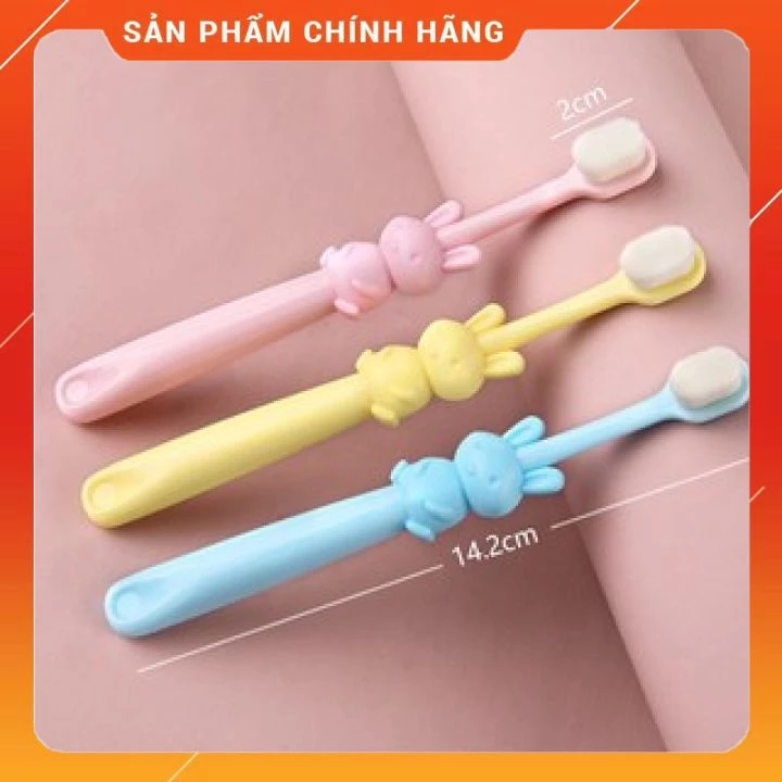 (Freeship Đơn 50K)_Bàn Chải Đánh Răng Cho Bé Tập Đánh Răng Sợi Lông Tơ Siêu Mềm gb baby Hàn Quốc (1_ 4 Tuổi)