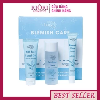 [Date 08/12/2024] Set Dưỡng Da Mini 3 Sản Phẩm Tiện Lợi RIORI HANA - BLEMISH CARE Dưỡng Sáng, Mờ Thâm