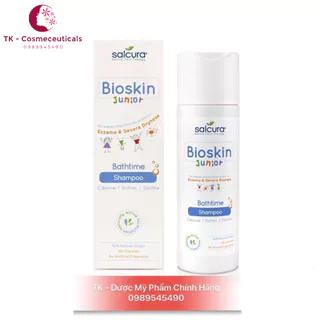 (CHÍNH HÃNG) Sữa Rửa Mặt, Tắm Gội Toàn Thân Cho Bé Bioskin Junior Face & Body Wash - 200ml