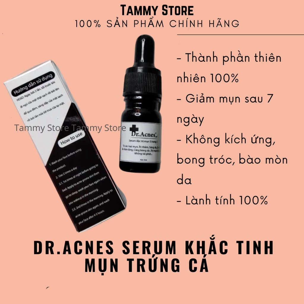 Serum giảm mụn Dr.Acnes khắc tinh của mụn trứng cá chính hãng