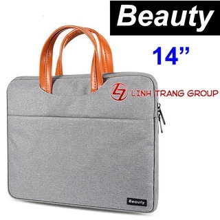 Túi chống sốc Beauty có quai PU cho laptop - Oz04