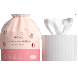 Khăn lau mặt khô tẩy trang đa năng ANIMERRY COTTON cao cấp