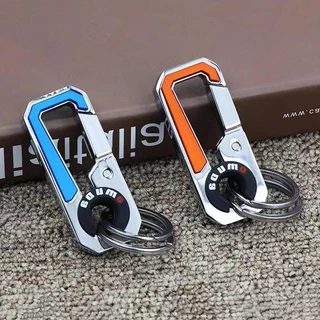 (8,5x3cm / 1 cái) Móc khóa đơn giản cho nam, Quà tặng sáng tạo