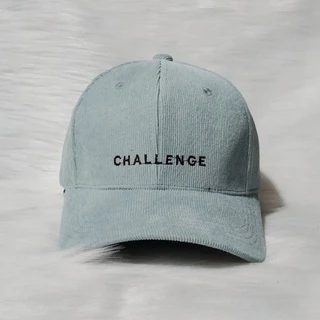 Mũ lưỡi trai, nón kết cao cấp nam nữ đẹp thêu chữ CHALLENGE phong cách Ulzzang unisex mã số K26