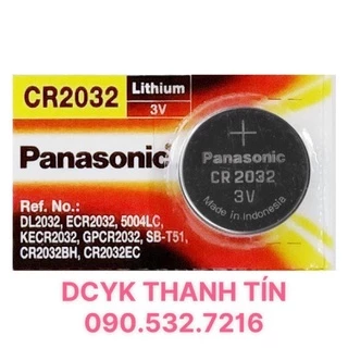 PIN PANASONIC CR2032 dùng cho SMARTKEY Honda, máy đo đường huyết các loại và các vật dụng khác tiện lợi.