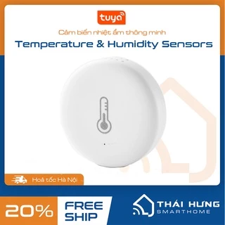 Cảm biến nhiệt độ - độ ẩm Zigbee hệ Tuya /SmartLife - sử dụng pin tiện lợi, kết hợp ngữ cảnh