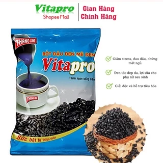 Bột đậu đen mè đen Vitapro 400gr thơm ngon bổ dưỡng