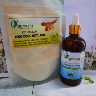 (Tặng kèm brm) Thảo dược Sunnary  Tái Tạo Da - Serum Giảm Mụn Thâm Rỗ - Đánh Bay Tất Cả Các Loại Mụn, Mờ Nám, Tàn Nhan