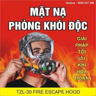 MẶT NẠ PHÒNG KHÓI THOÁT HIỂM KHẨN CẤP ,  PHÒNG CHÁY CHỮA CHÁY