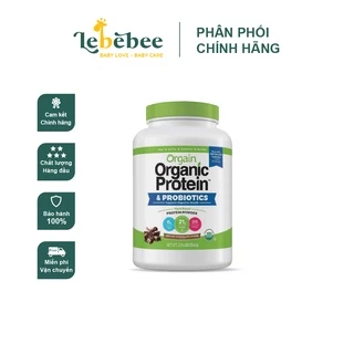 Bột Protein Hữu Cơ Orgain Organic Mỹ hôp 1224g