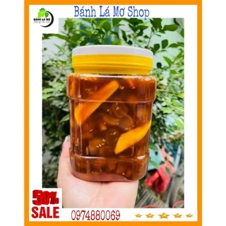 (MÓN NGON) HỦ 900GR ME HẠT DẺO NGÀO KHÓM MÍT MÈ RANG SIÊU NGON- BÁNH LÁ MƠ SHOP