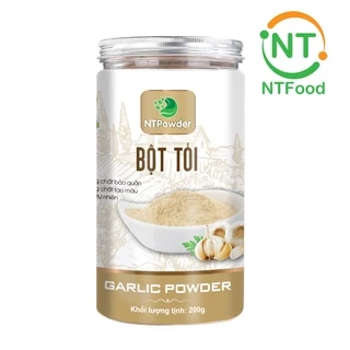 Bột Tỏi sấy lạnh nguyên chất NTPowder 200g / 100g - Nhất Tín Food