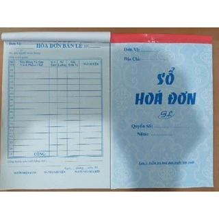 HÓA ĐƠN BÁN LẺ 1 LIÊN (10cuốn)