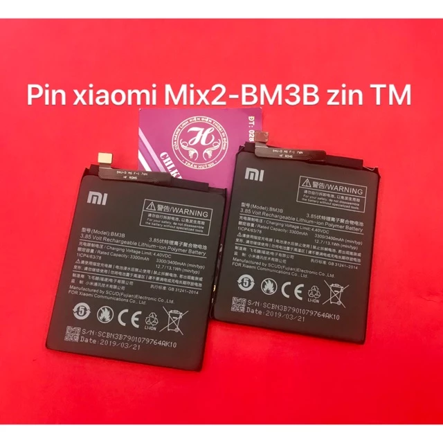 Pin xiaomi mi mix 2 zin a - kí hiệu trên pin BM3B