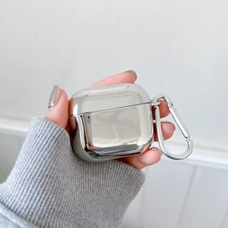 Bao Case Ốp Mạ Chrome Cao Cấp Cho Airpods 3/ Airpods Pro- Hàng Chính Hãng