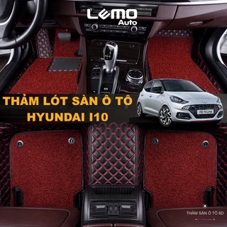 [Hàng có sẵn]Thảm lót sàn ô tô 6D Nano 2 chỉ Hyundai I10 trải sàn ô tô chống bẩn, ẩm mốc, khử mùi