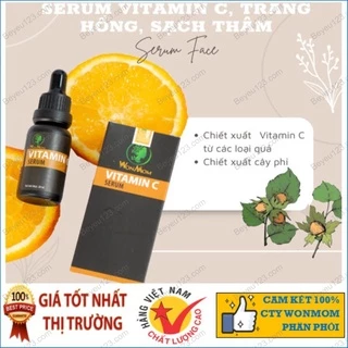 Serum vitamin C Wonmom 20ml - dưỡng trắng da mặt, giảm thâm, nám - Việt Nam