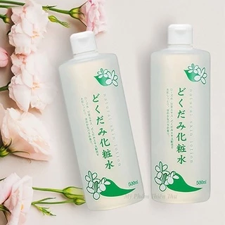 Nước hoa hồng tía tô, diếp cá toner Perilla natural skin lotion - Chai 500ml (Nhật Bản)