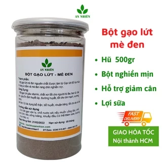 Bột gạo lứt mè đen thực dưỡng An Nhiên 500gr