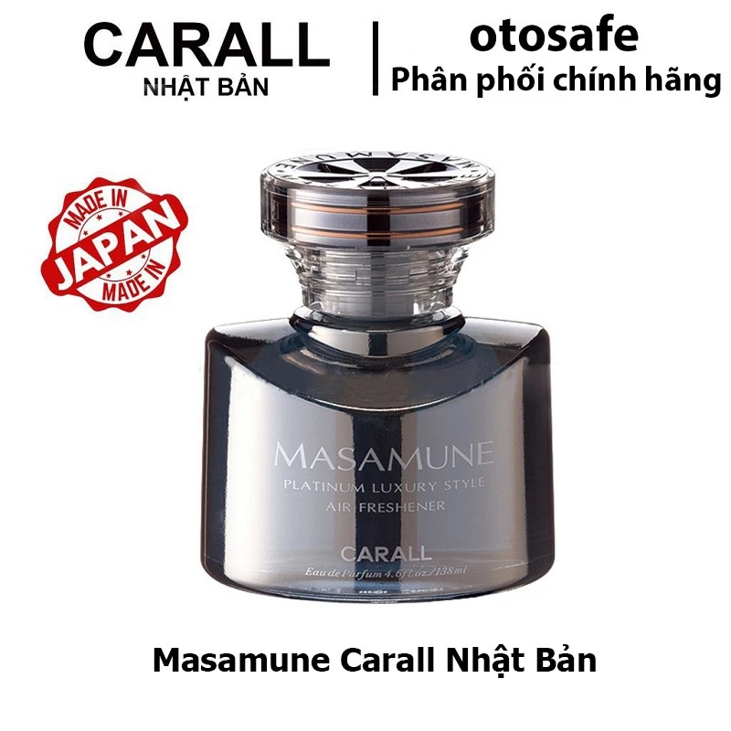 Nước hoa xe hơi gắn taplo ô tô Carall Masamune Premia Luxury 138ml