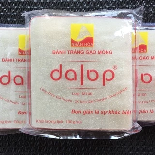 100Gr/BỊCH BÁNH TRÁNG DALOP CUỐN CHẢ RAM - HÀNG CHÍNH HÃNG