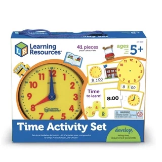 Bộ học xem giờ Time Activity Set Learning Resources LER 3220