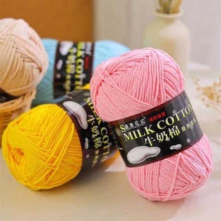 Len Milk Cotton 125gram/ màu 1-50