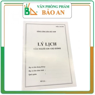 Lý Lịch Của Người Xin Vào Đảng Mẫu 2- KNĐ mẫu chuẩn theo quy định của hồ sơ lý lịch đảng viên