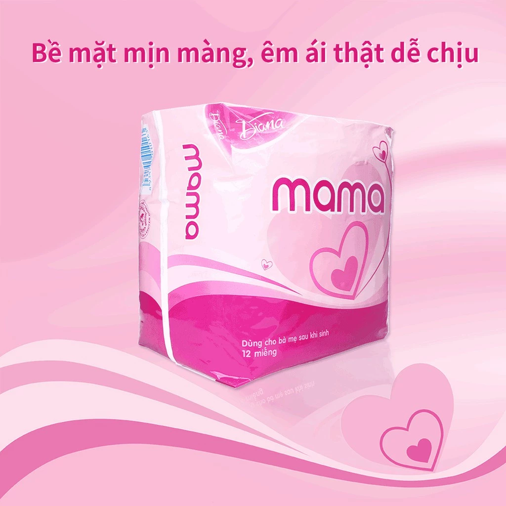 Băng vệ sinh Diana Mama cho mẹ bầu và sau sinh gói 12 miếng