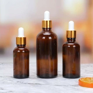 Lọ chiết serum nắp bóp 5ml, 10ml, 20ml, 50ml chất liệu thủy tinh bền đẹp