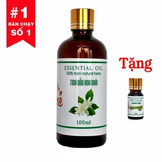 Tinh Dầu Hoa Nhài 100ML VIDAME - Hàng Công Ty Nhập Khẩu Ấn Có Kiểm Định Chất Lượng, Mùi Thơm Dịu Nhẹ