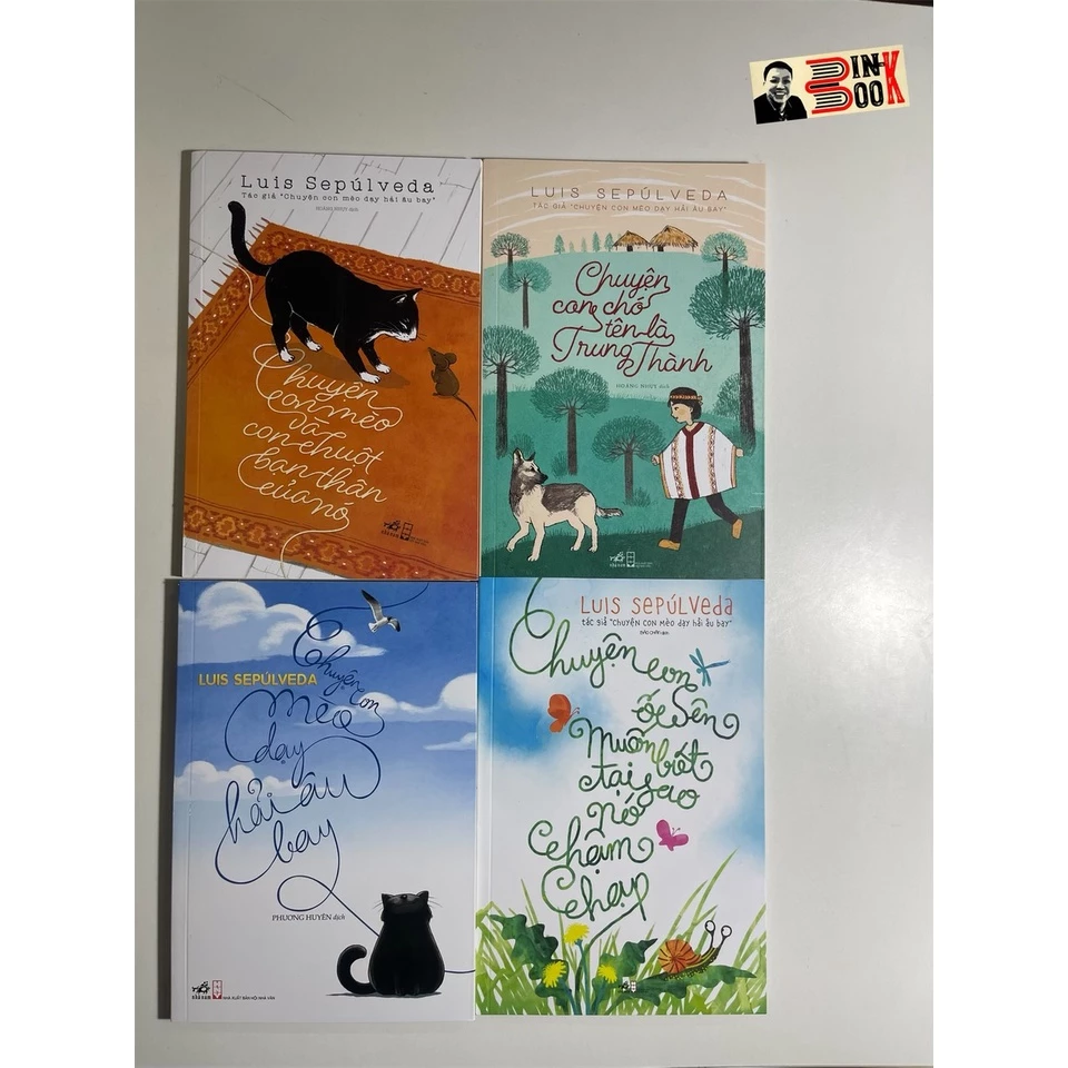 Sách - Bộ Con Mèo Dạy Hải Âu Bay - Luis Sepulveda - Trọn Bộ 4 Tập - Bình Book