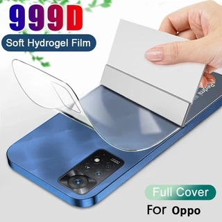 PPF Miếng Dán Hydrogel Mềm Bảo Vệ Mặt Sau Cho Oppo F11 F9 Pro A7 A5S A9 A15 A15S A3S A5 A74 A54 A91 A52 A92 A33 A53 A32 A53S Reno 2 3 4 5 6 5G