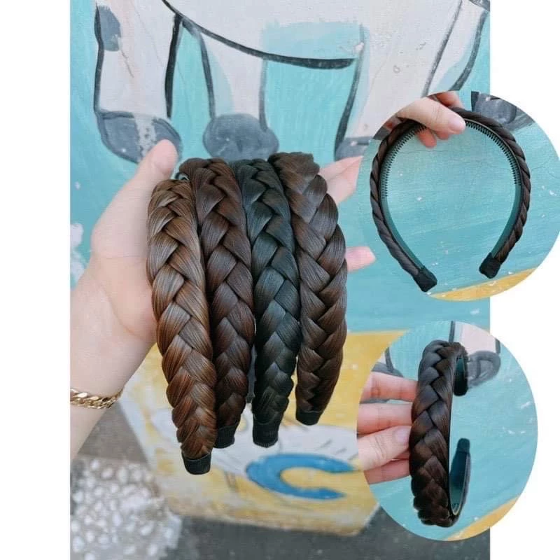 băng đô cài tóc tết rít dễ thương❤️-freeship