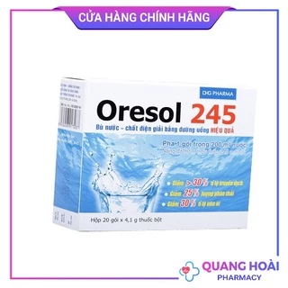 Gói bù nước điện giải Oresol 245 tự pha loại ngon dễ uống