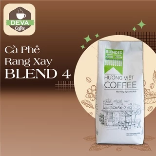 HƯƠNG VIỆT- CÀ PHÊ SẠCH BLENDED SỐ 4 RANG MỘC NGUYÊN CHẤT, dạng nguyên hạt và dạng bột dành cho pha máy và pha phin.