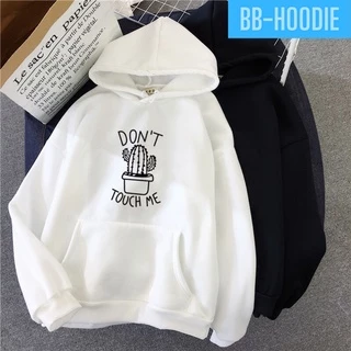 Áo Nỉ Hoodie DON'T TOUCH ME From Rộng Unisex Style Ulzzang Basic HOT TREND BB HOOIDE