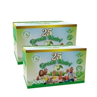 Combo Sữa Hạt Ngũ Cốc 25 Green Nutri hộp 625g (25 gói) & 300g (12 gói)